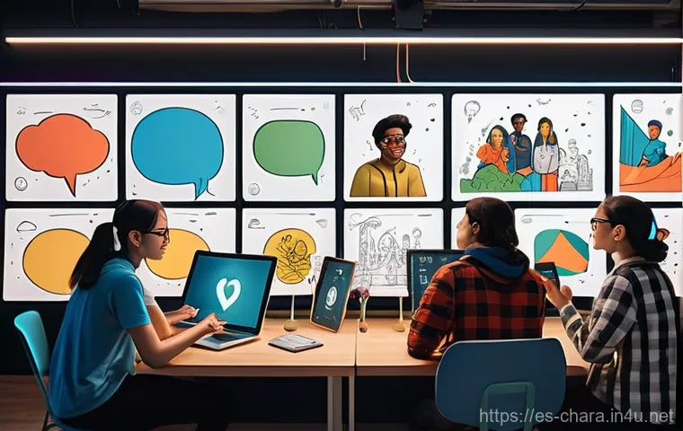 캐릭터디자인 자격증 학습을 위한 무료 강의 - **"A dynamic, close-up shot of a young adult character designer, wearing a contemporary graphic t-sh... 캐릭터디자인 자격증 학습을 위한 무료 강의 - **"A dynamic, close-up shot of a young adult character designer, wearing a contemporary graphic t-sh...